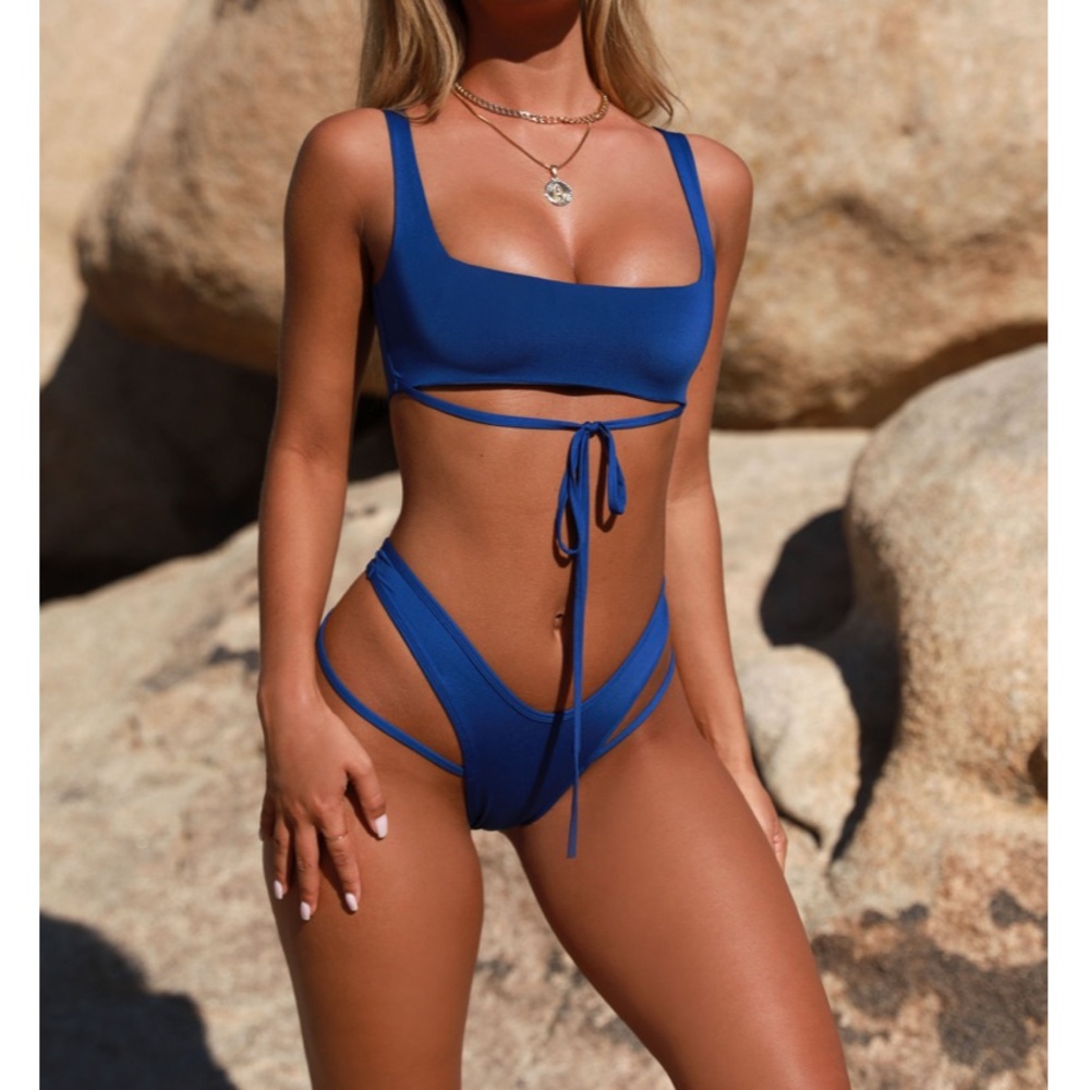 Oh Polly OhBaby Blue bikini set.